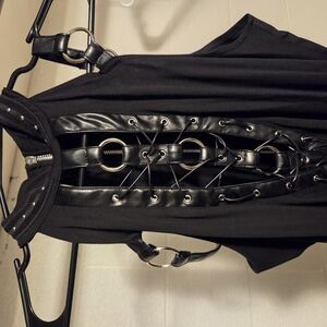 Black Cut Out Embellished Maxi Dress